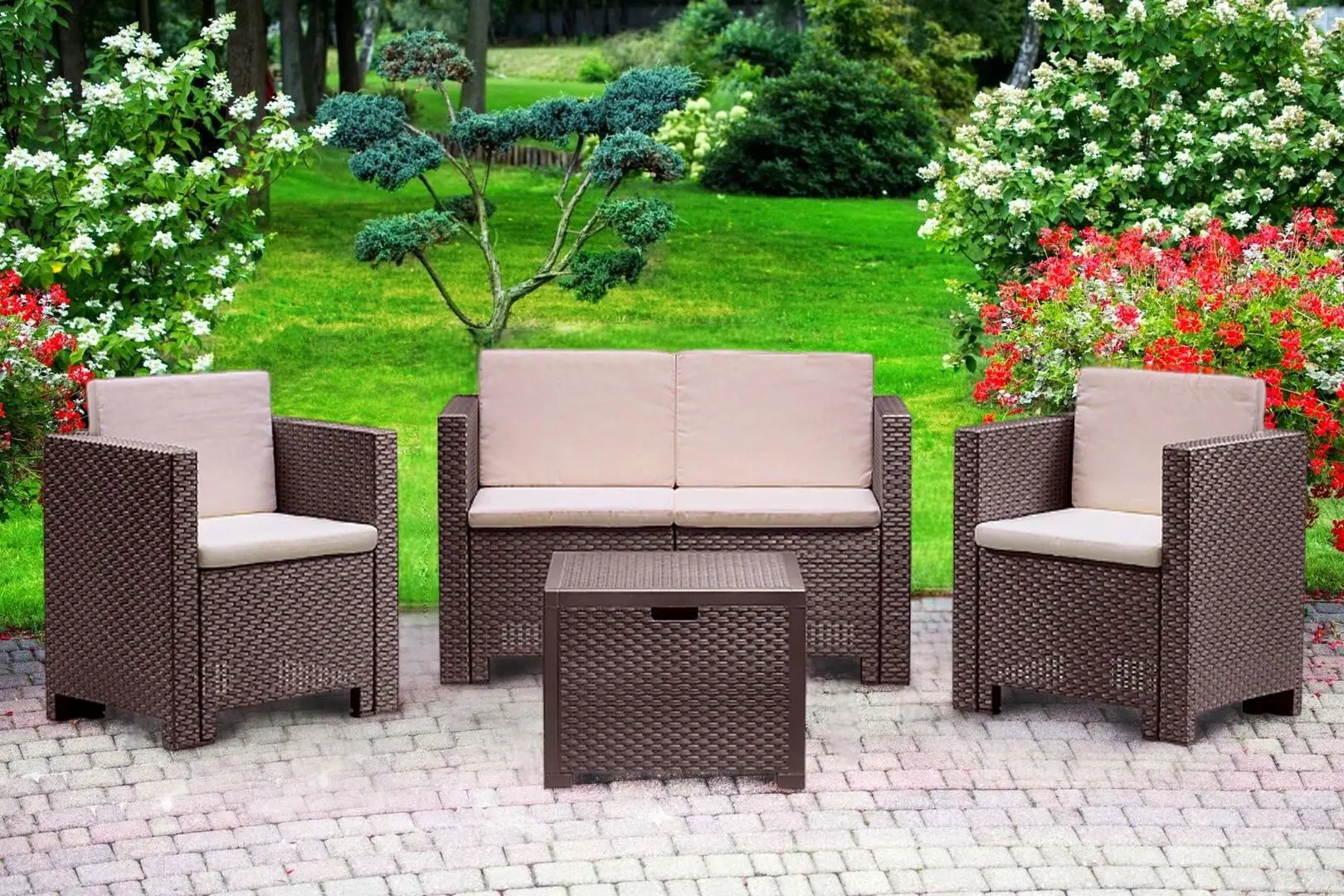 Set mobilier de gradina Bica Colorado 2 (Brown)