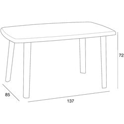 Masa Bica Cayman (White) Thumb