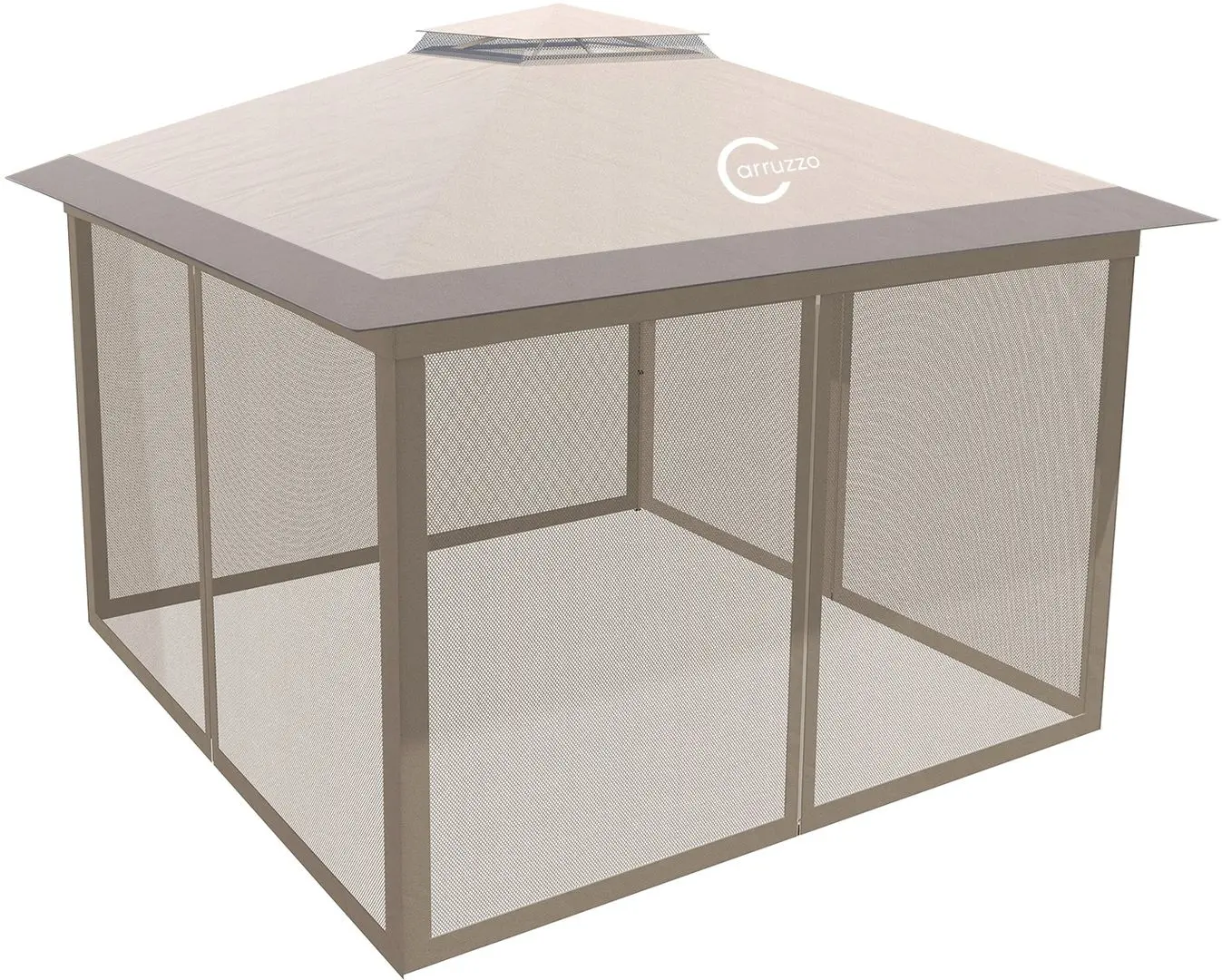 Pavilion de gradina Carruzzo Roma L33J (Beige) - 5