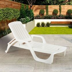 Sezlong Bica Zanzibar (White)