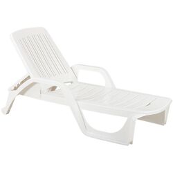 Sezlong Bica Zanzibar (White) Thumb