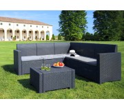 Set mobilier de gradina Bica Nebraska Corner (Graphite)