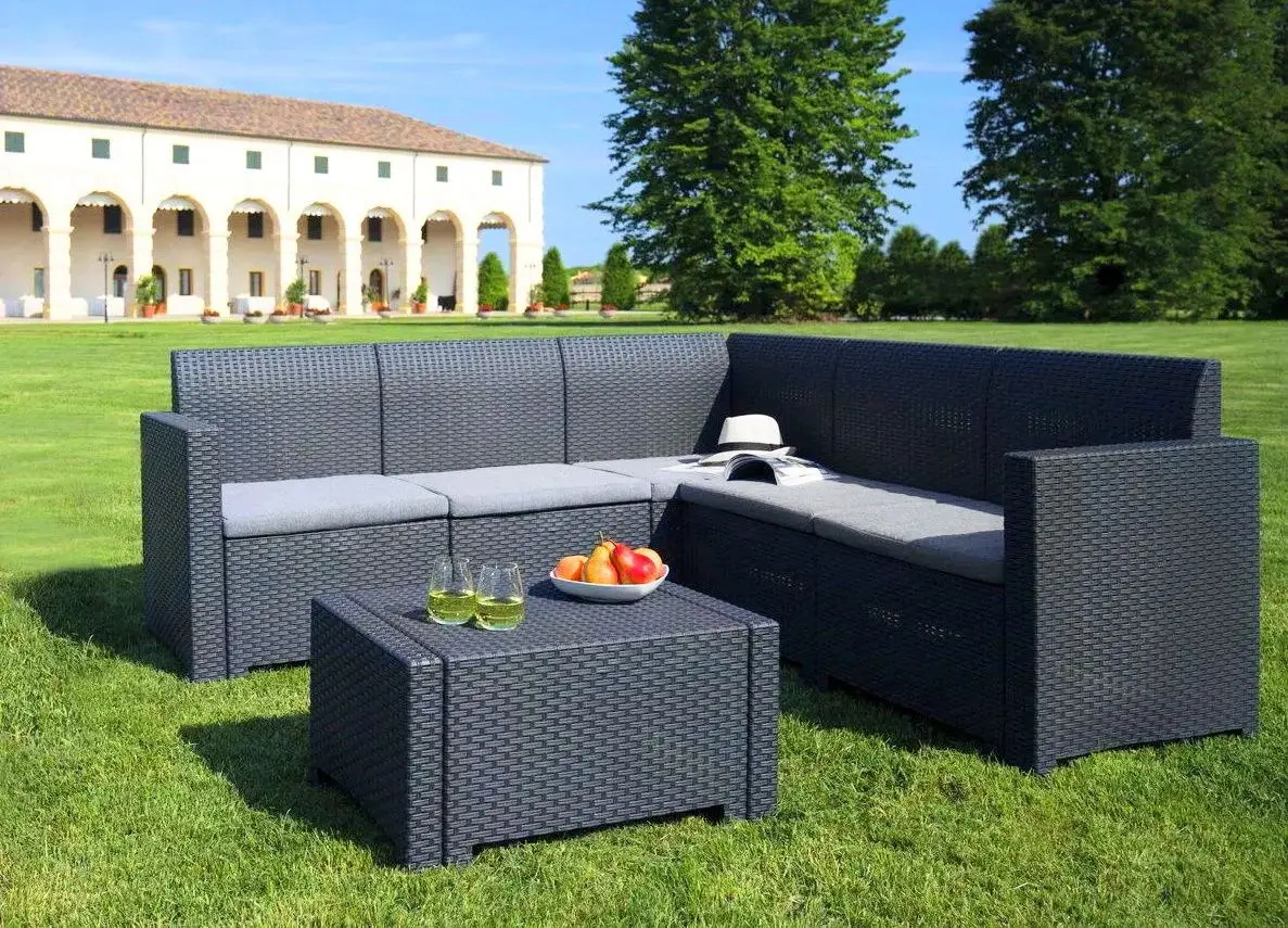 Комплект садовой мебели Bica Nebraska Corner (Graphite)