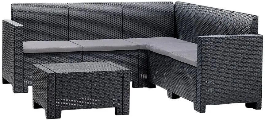 Комплект садовой мебели Bica Nebraska Corner (Graphite)