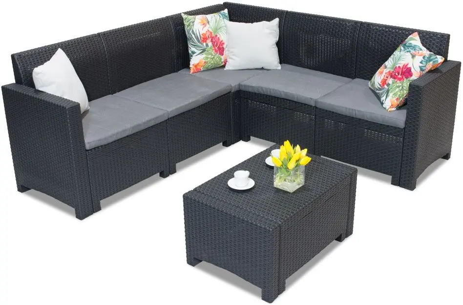 Комплект садовой мебели Bica Nebraska Corner (Graphite)