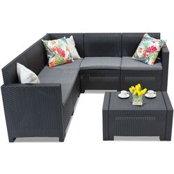 Комплект садовой мебели Bica Nebraska Corner (Graphite) Thumb