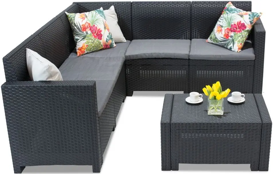 Комплект садовой мебели Bica Nebraska Corner (Graphite)