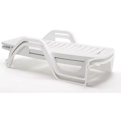 Sezlong Bica Zanzibar (White) Thumb