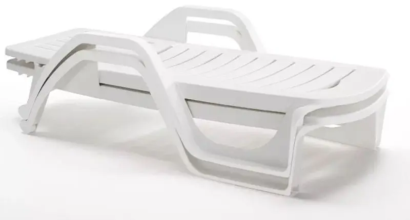 Sezlong Bica Zanzibar (White)
