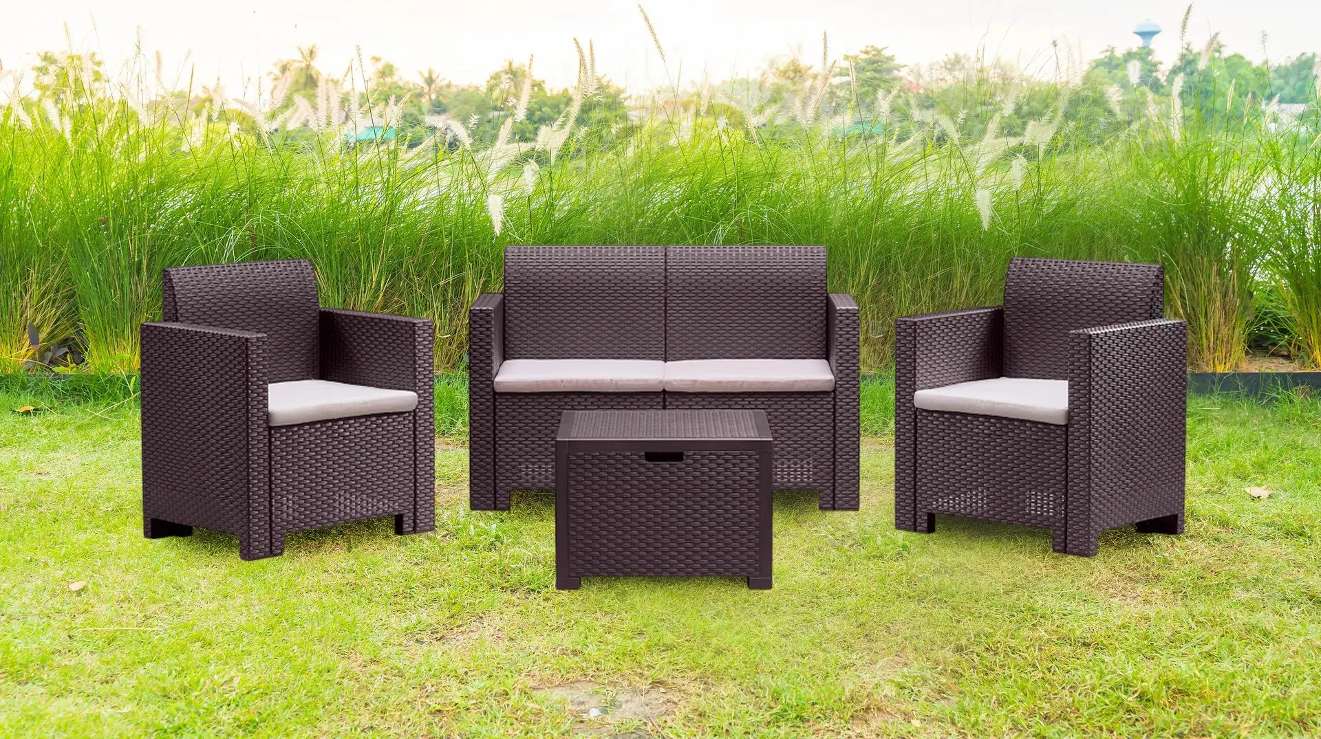 Комплект садовой мебели Bica Nebraska 2 (Brown)