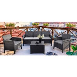 Set mobilier de gradina Bica Venezia 3 (Graphite) Thumb