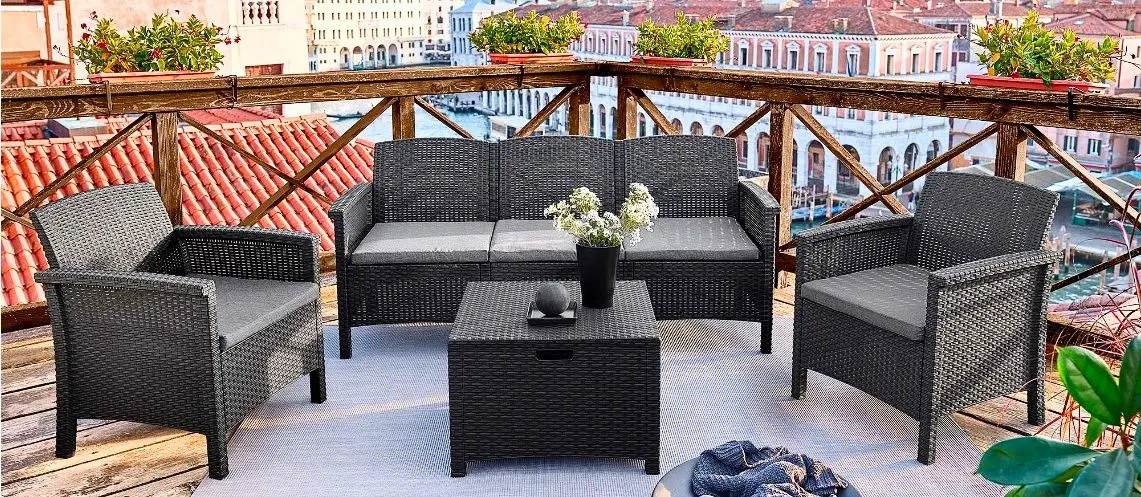 Set mobilier de gradina Bica Venezia 3 (Graphite)