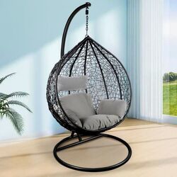 Кресло-кокон DeHome L92 (Black/Grey)