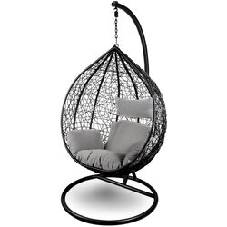 Fotoliu-cocon DeHome L92 (Black/Grey) Thumb