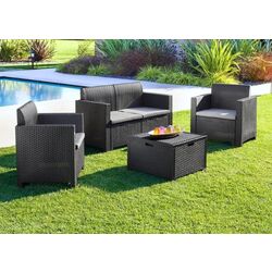 Set mobilier de gradina Bica Nebraska 2 (Graphite) Thumb