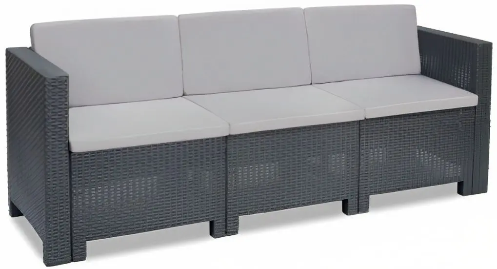 Set mobilier de gradina Bica Colorado 3 (Graphite)