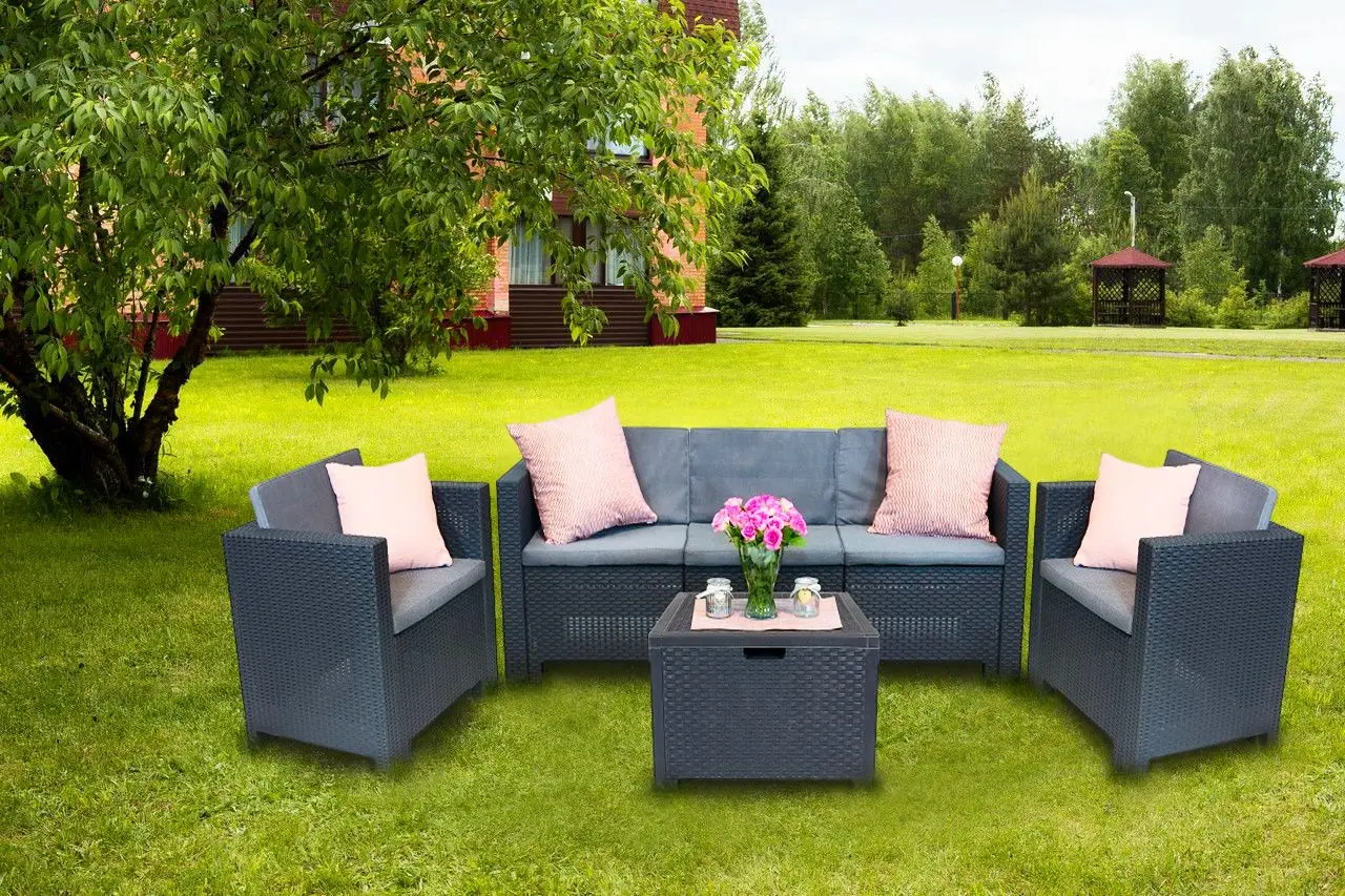 Set mobilier de gradina Bica Colorado 3 (Graphite)