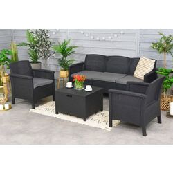 Комплект садовой мебели Bica Venezia 3 (Graphite)