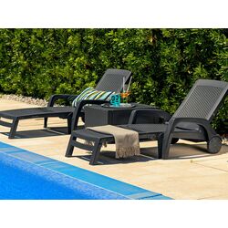 Sezlong Bica Miami (Anthracite) Thumb