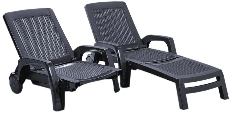 Sezlong Bica Miami (Anthracite)