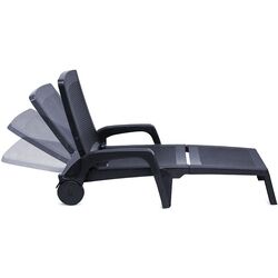 Sezlong Bica Miami (Anthracite) Thumb