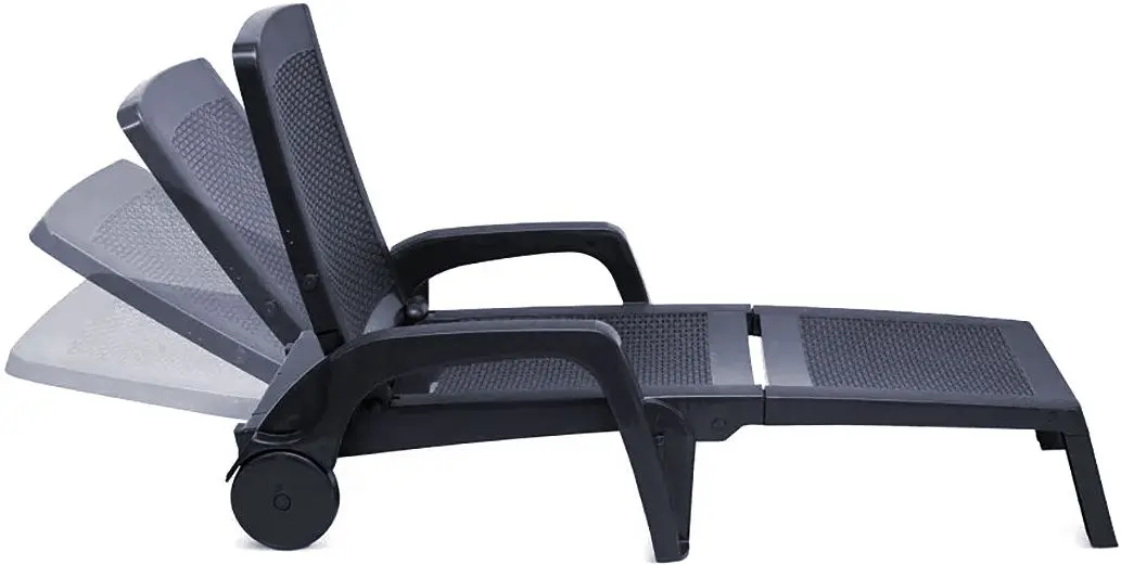 Sezlong Bica Miami (Anthracite)