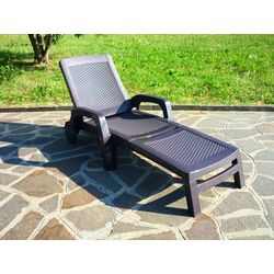 Sezlong Bica Miami (Anthracite)