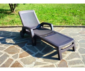 Sezlong Bica Miami (Anthracite)