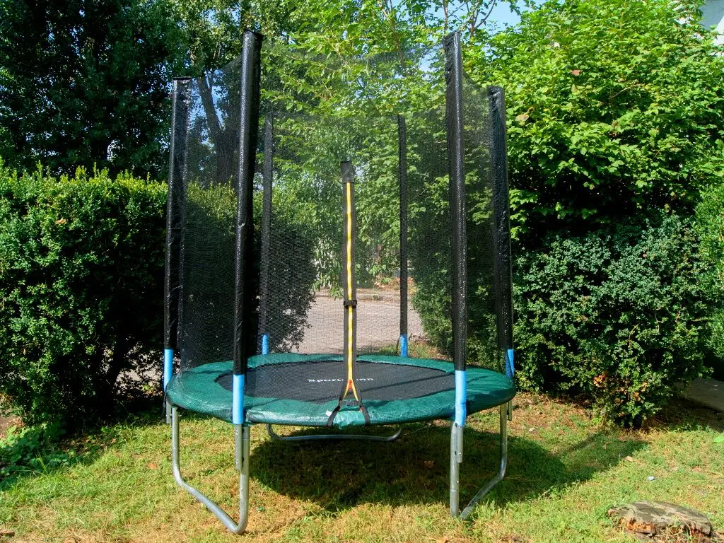 Trambulina cu plasa de protectie Sportmann SM3001 (Black/Green)