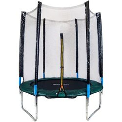Trambulina cu plasa de protectie Sportmann SM3001 (Black/Green)