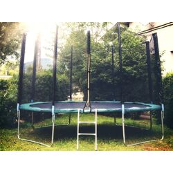 Trambulina cu plasa de protectie Sportmann SM3004 (Green) Thumb