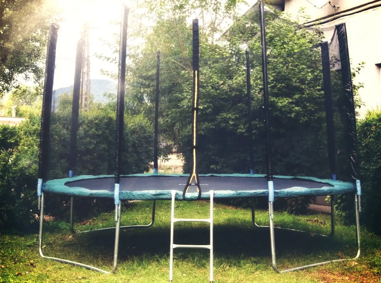 Trambulina cu plasa de protectie Sportmann SM3004 (Green) - 2