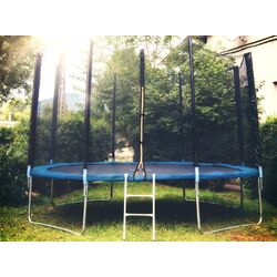 Батут с защитной сеткой Sportmann SM3032 (Blue) Thumb