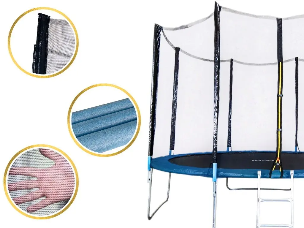 Батут с защитной сеткой Sportmann SM3032 (Blue)