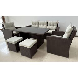 Комплект садовой мебели GardenLine ABI8805 (Brown/Beige) Thumb