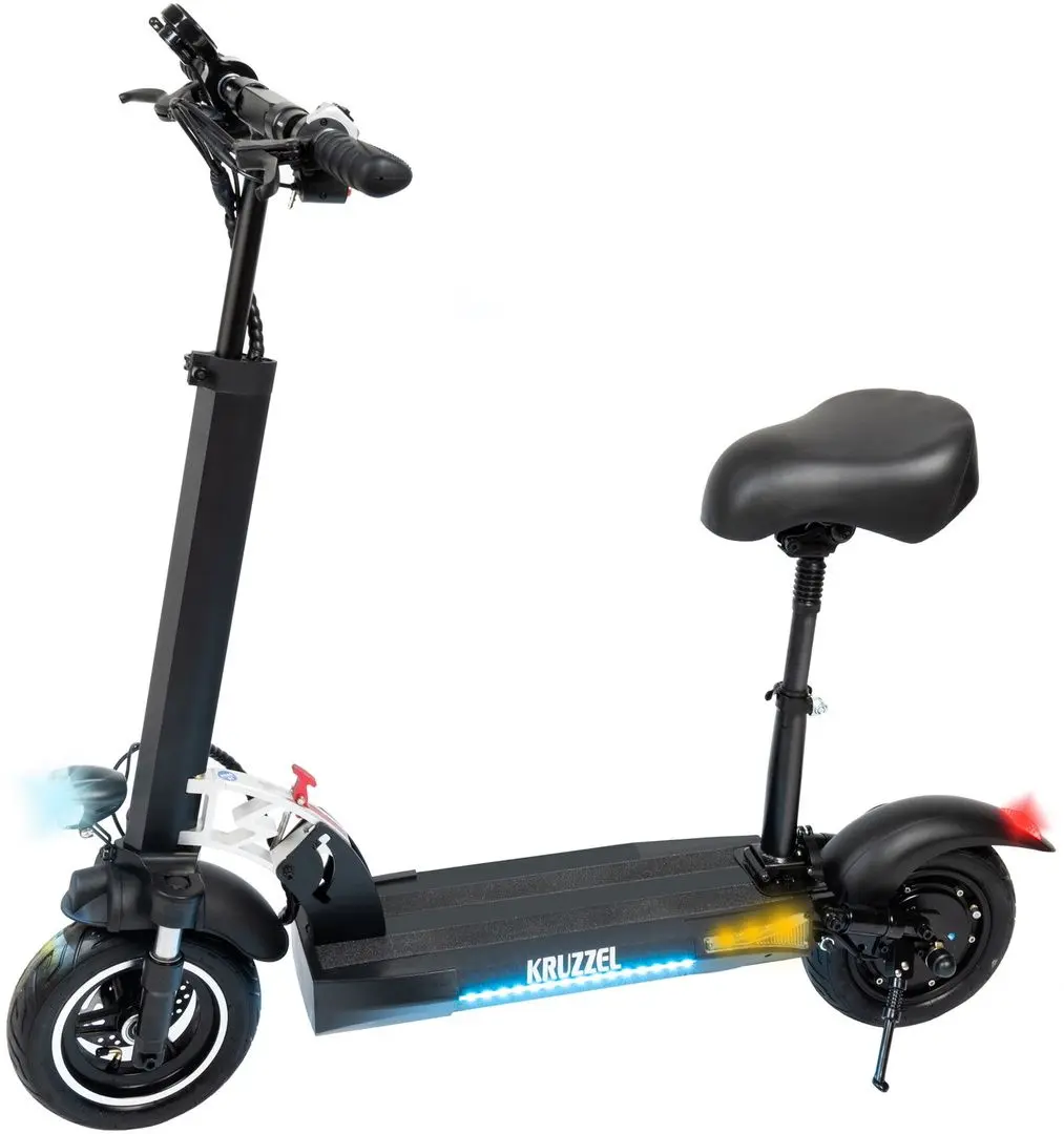 Электросамокат с сиденьем Kruzzel H14893 (Black) - 6