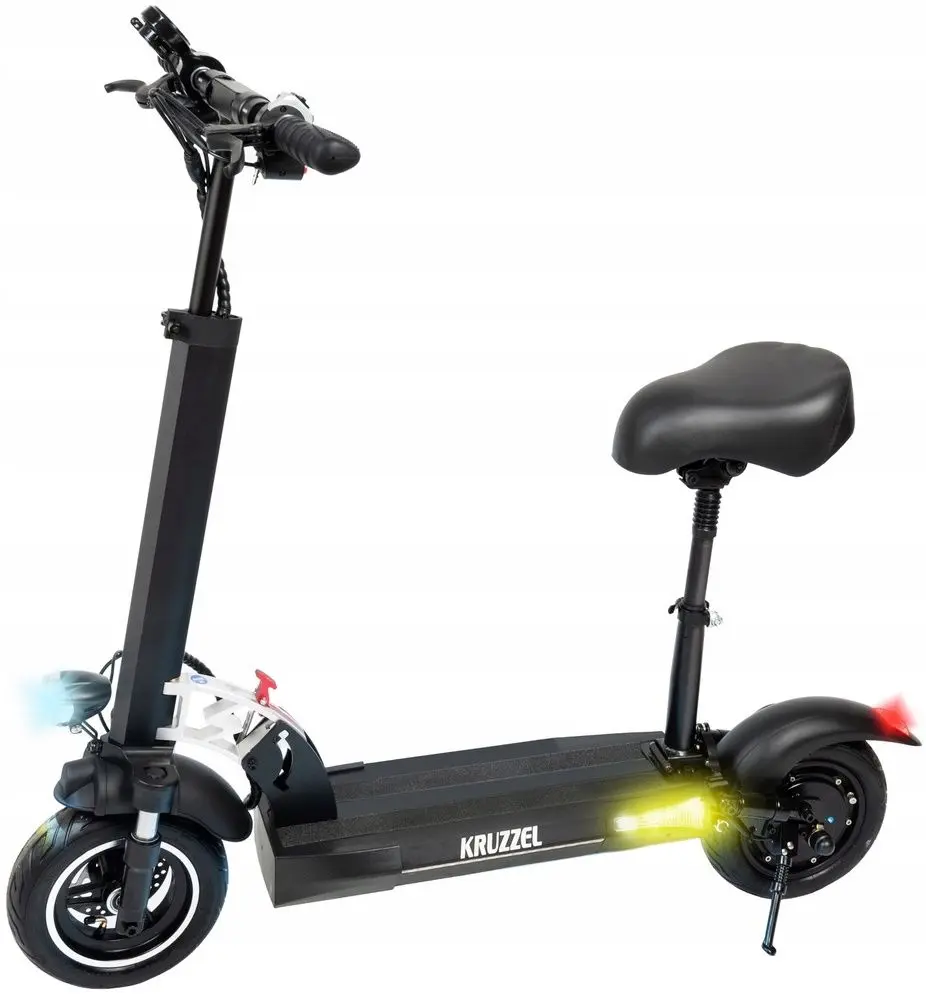 Электросамокат с сиденьем Kruzzel H14893 (Black) - 7