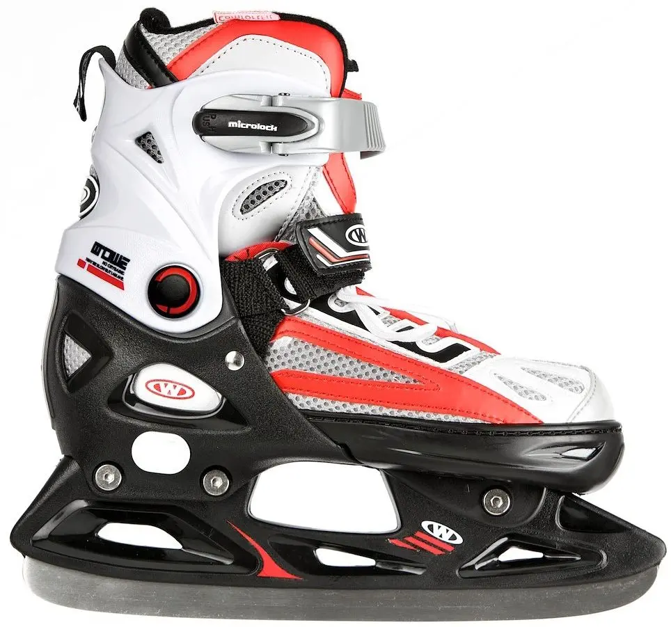 Patine cu rotile 2in1 Worker Nolan 37-40 (White/Red) - 4