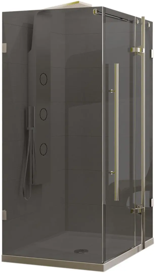 Душевая кабина New Trendy Galaxy K-0532 100x80 (Chrome)