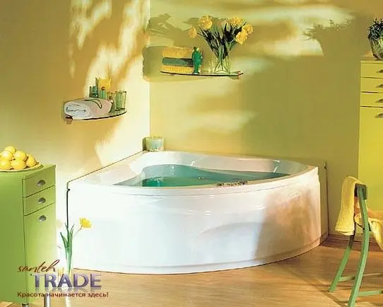 Ванна акриловая Pool Spa Klio Sym 140x140 L/R (White)