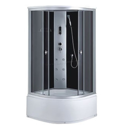 Душевой бокс с гидромассажем Stephanie TM-888 100x100 (Chrome)
