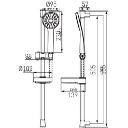 Set de dus Ferro Bellis N180B (Chrome) Thumb