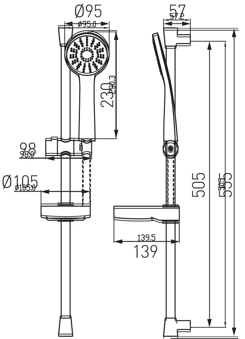 Set de dus Ferro Bellis N180B (Chrome)