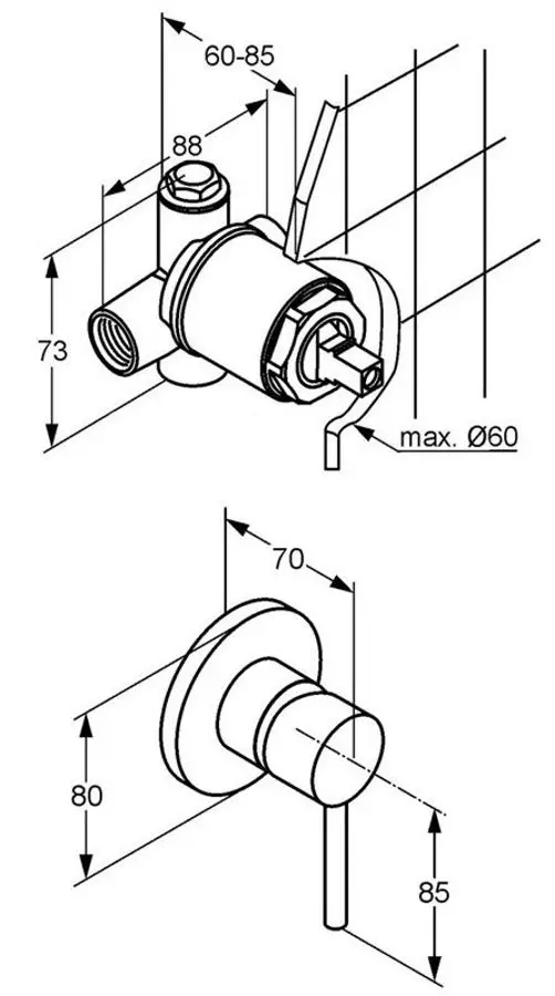 Гигиенический душ Kludi Bozz 389980576 (Chrome) - 3