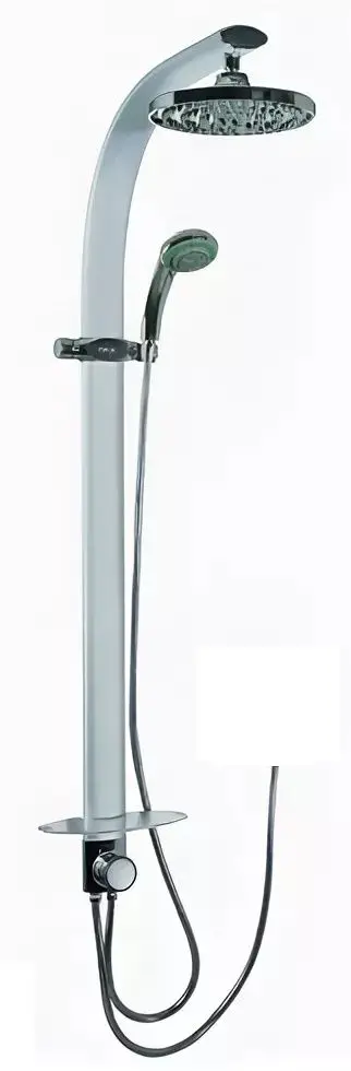 Душевая система Dusar Rain (Aluminium Matt/Chrome)