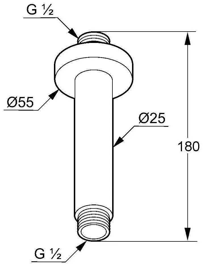 Держатель для душа Kludi A-QA 150 мм - 2