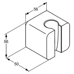 Suport pentru dus Kludi A-QA Thumb