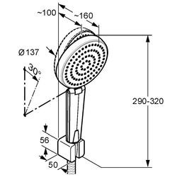 Set de dus Kludi A-QAi 1S Thumb