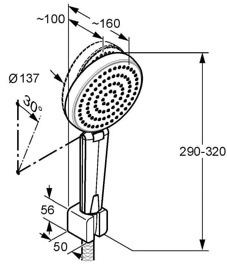 Set de dus Kludi A-QAi 1S - 2