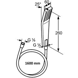 Ручной душ Kludi Joop Thumb
